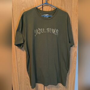 Under Armour Men's Dark Green Short Sleeve Tee